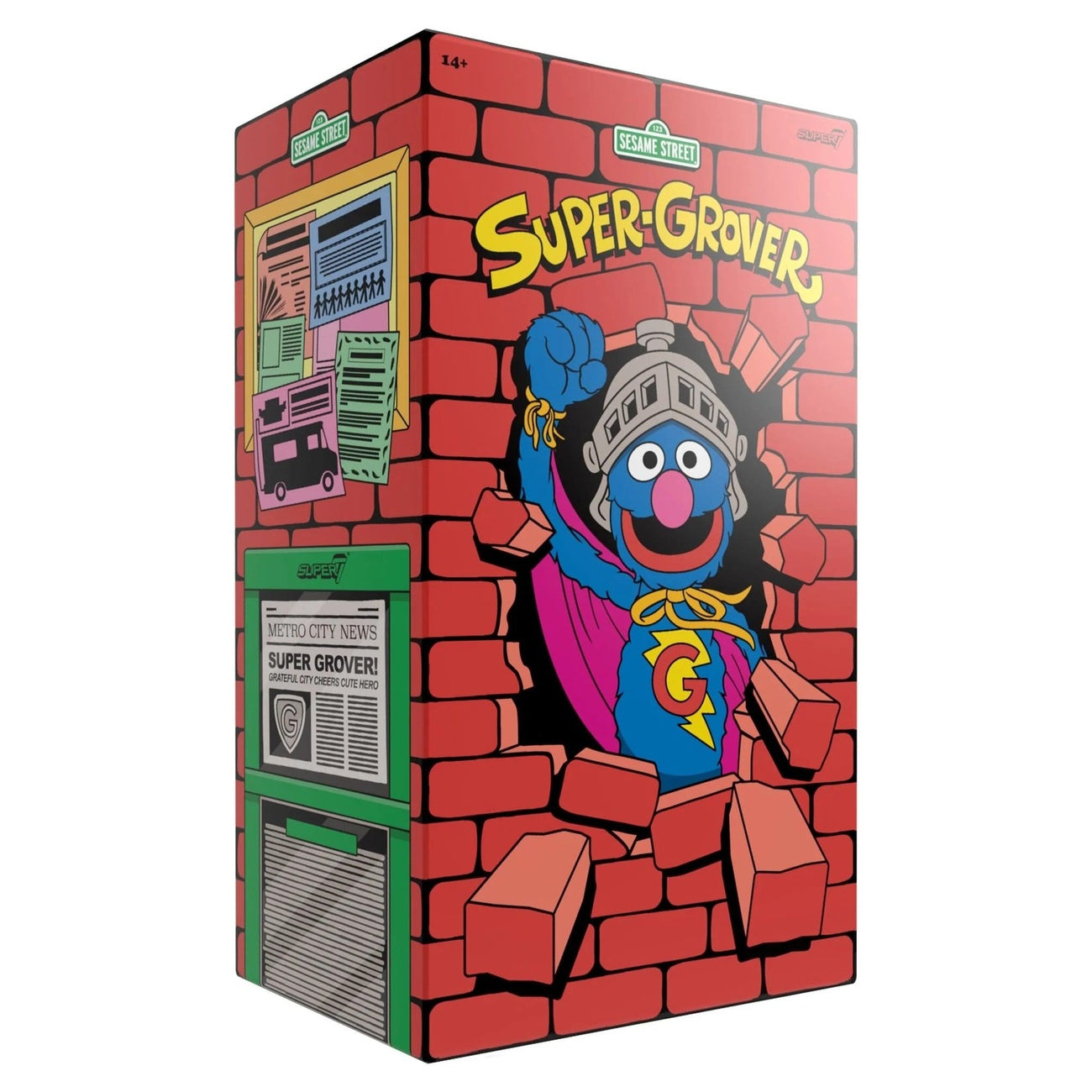 Zdjęcie produktu Ulica Sezamkowa figurka winylowa Supersize Super Niuńcio 36 cm