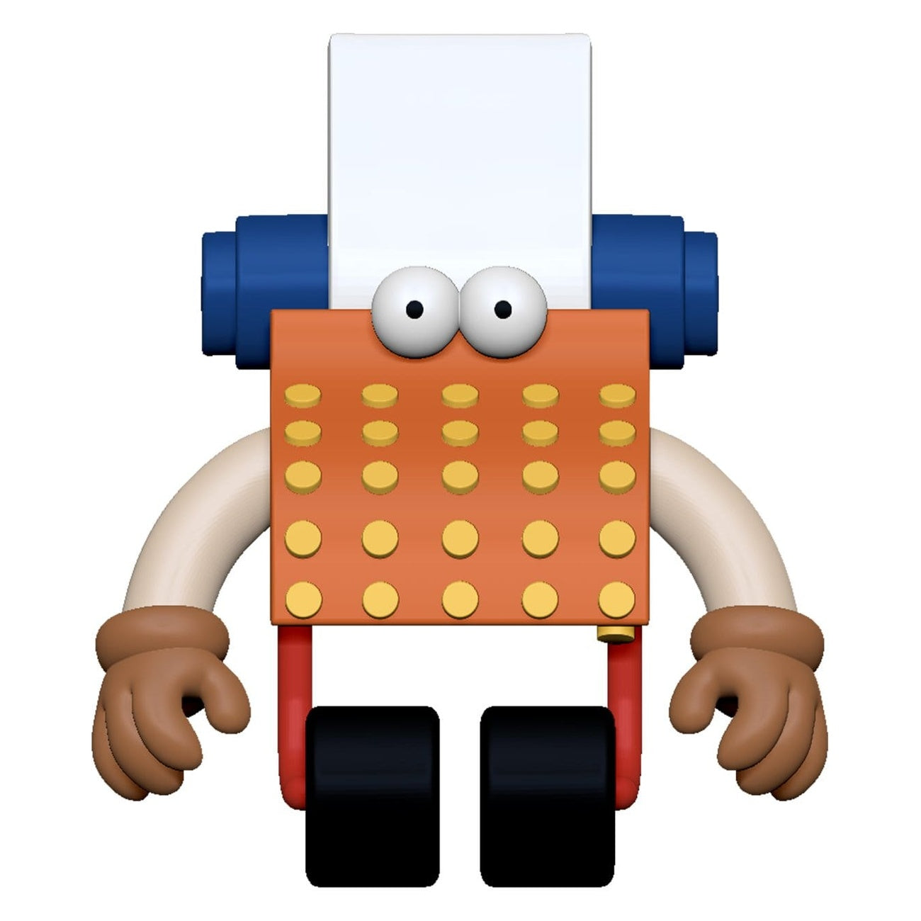 Product image Sesame Street ReAction Action Figure Wave 06 Typewriter Guy 10 cm