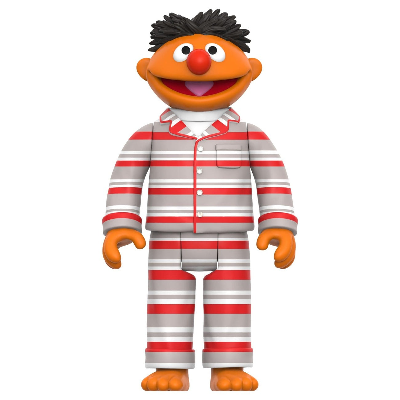 Zdjęcie produktu Ulica Sezamkowa figurka akcji ReAction Fala 06 Ernie (piżama) 10 cm