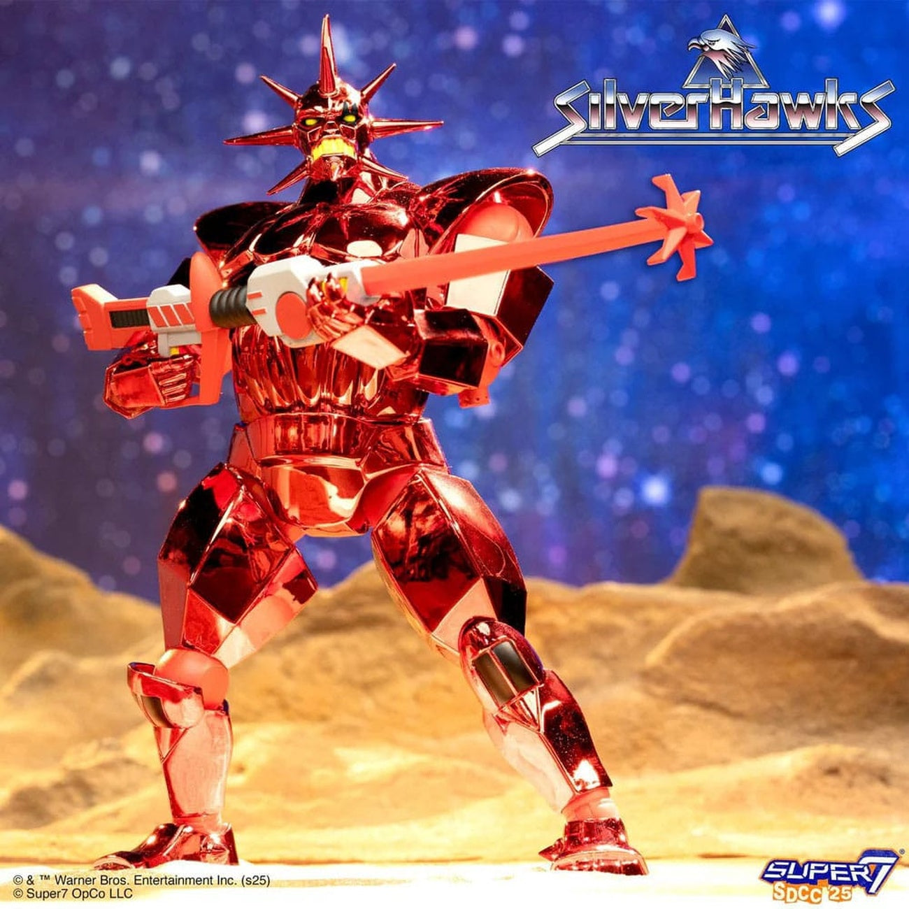 Product image SilverHawks Ultimates Action Figure Mon*Star Metallic Vac Metal 18 cm