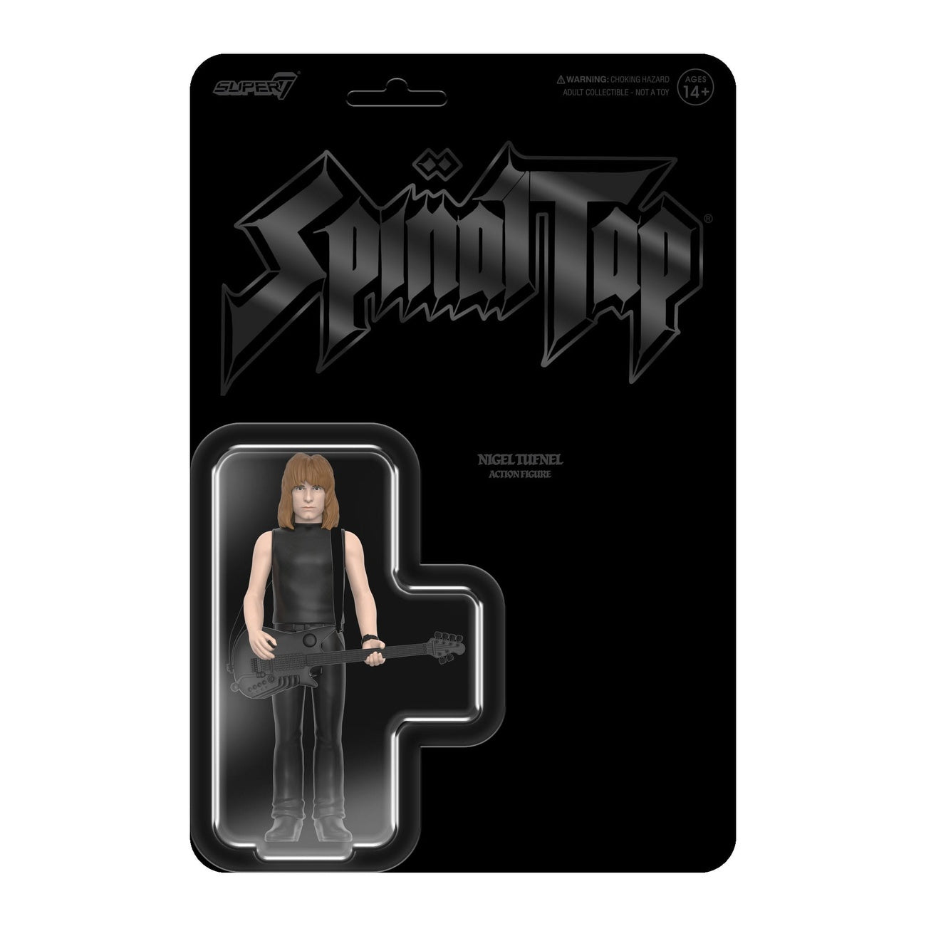 Product image Spinal Tap ReAction Action Figure Wave 02 Nigel Tufnel (None More Black) 10 cm