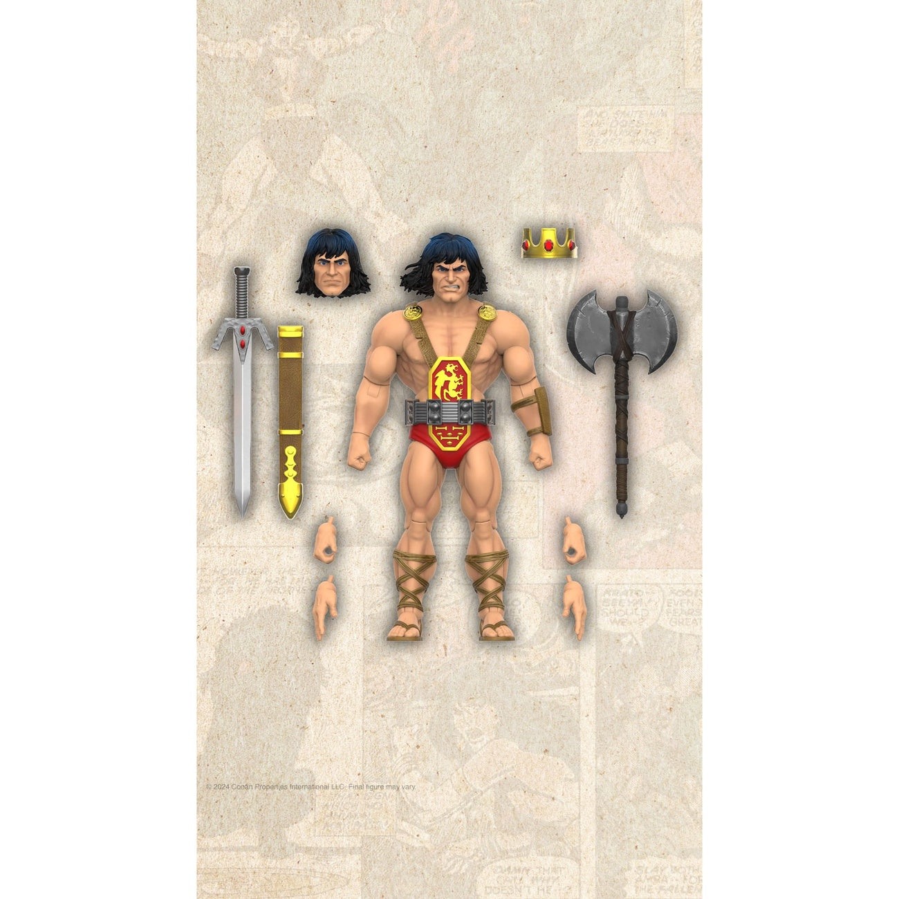 Zdjęcie produktu Conan Barbarzyńca figurka Ultimates Kull Zdobywca 18 cm