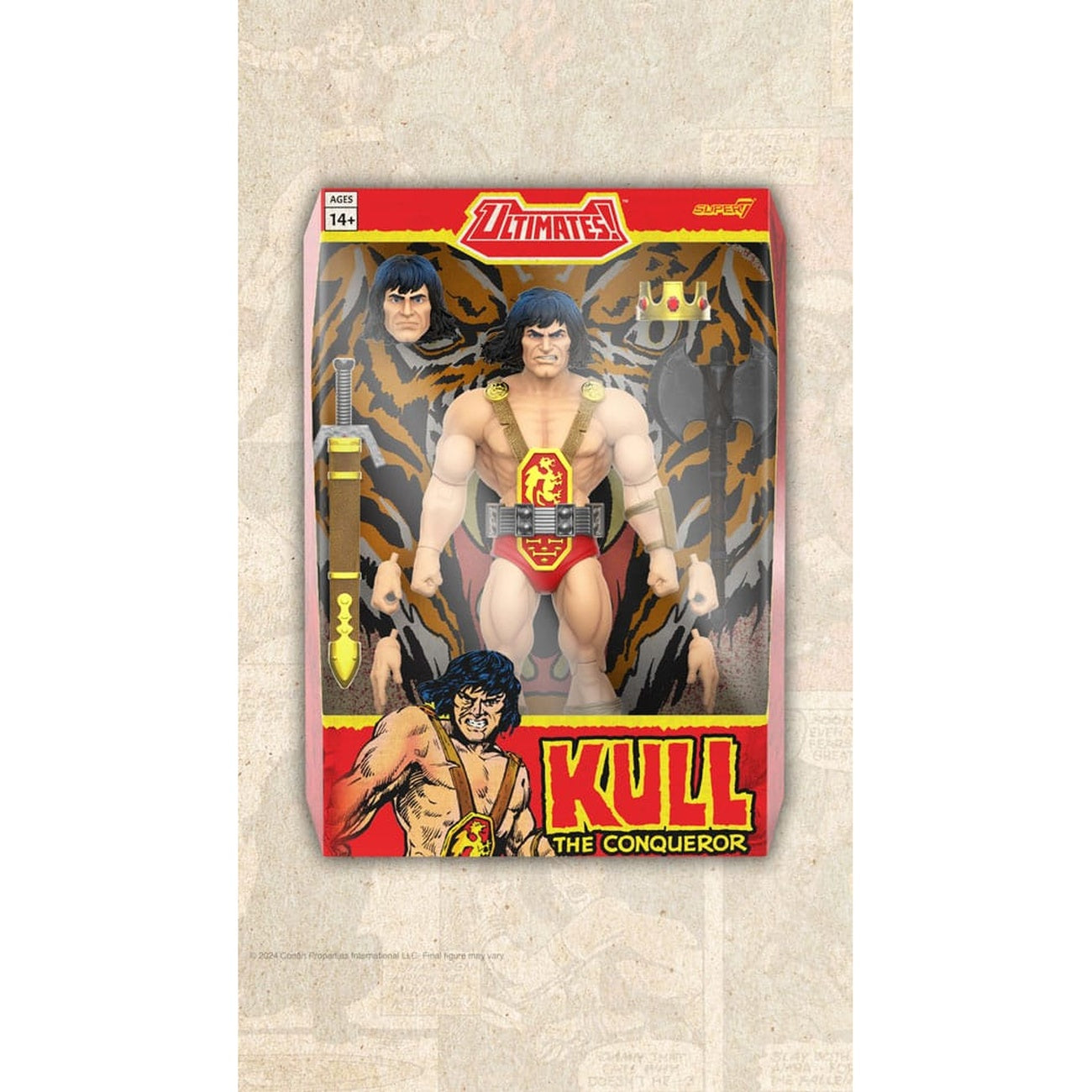 Zdjęcie produktu Conan Barbarzyńca figurka Ultimates Kull Zdobywca 18 cm