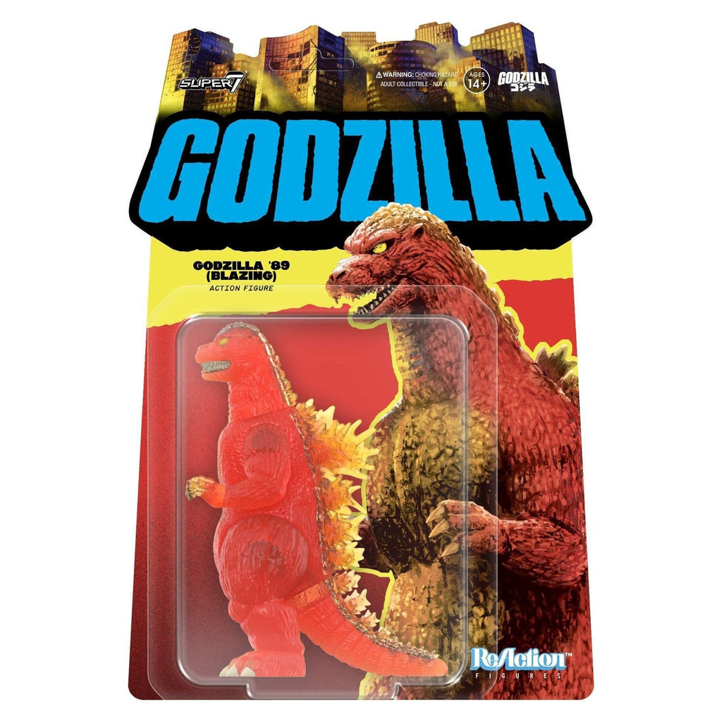 Zdjęcie produktu Godzilla Toho ReAction Figurka akcji Godzilla - 1989 (Płonący) 10 cm