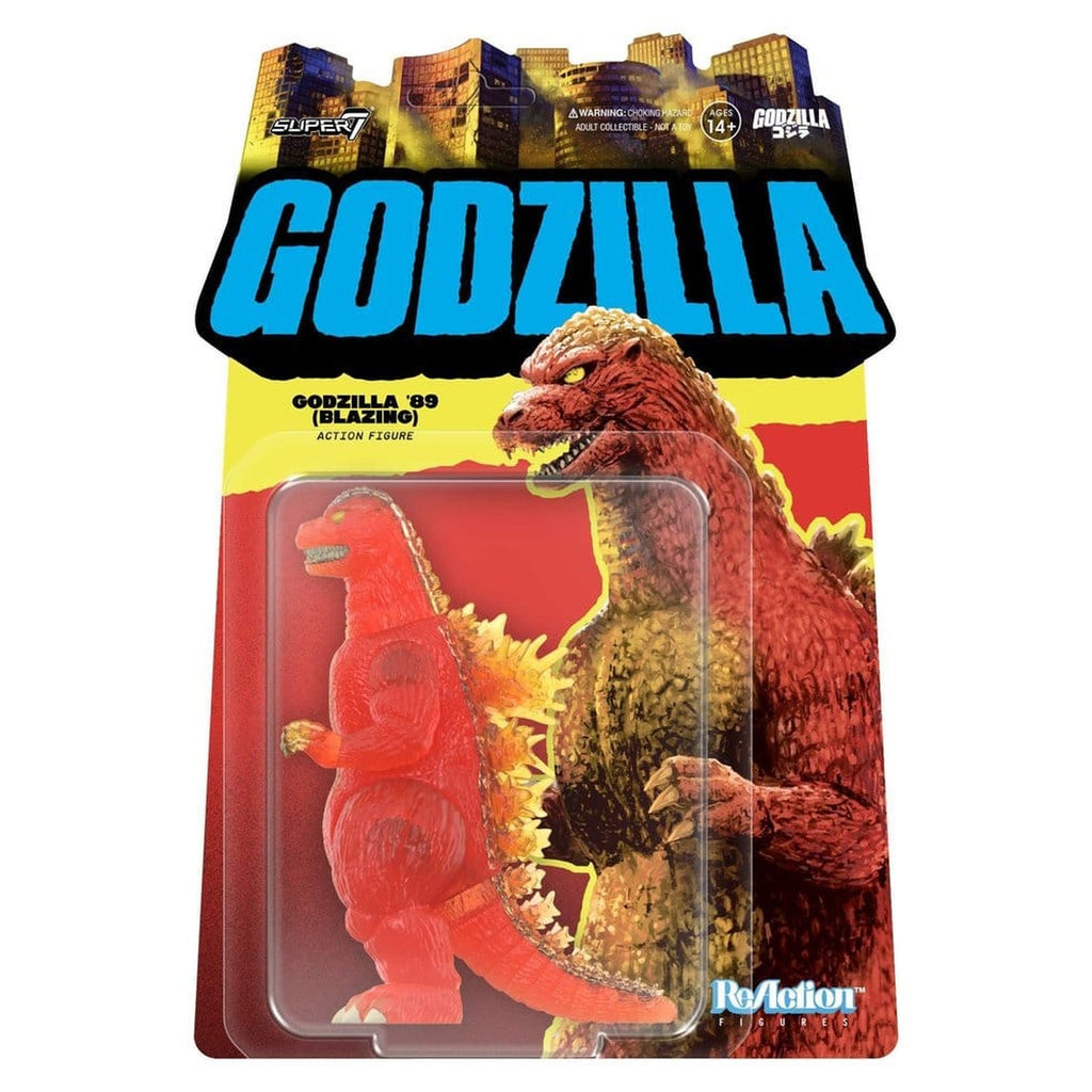 Zdjęcie produktu Godzilla Toho ReAction Figurka akcji Godzilla - 1989 (Płonący) 10 cm