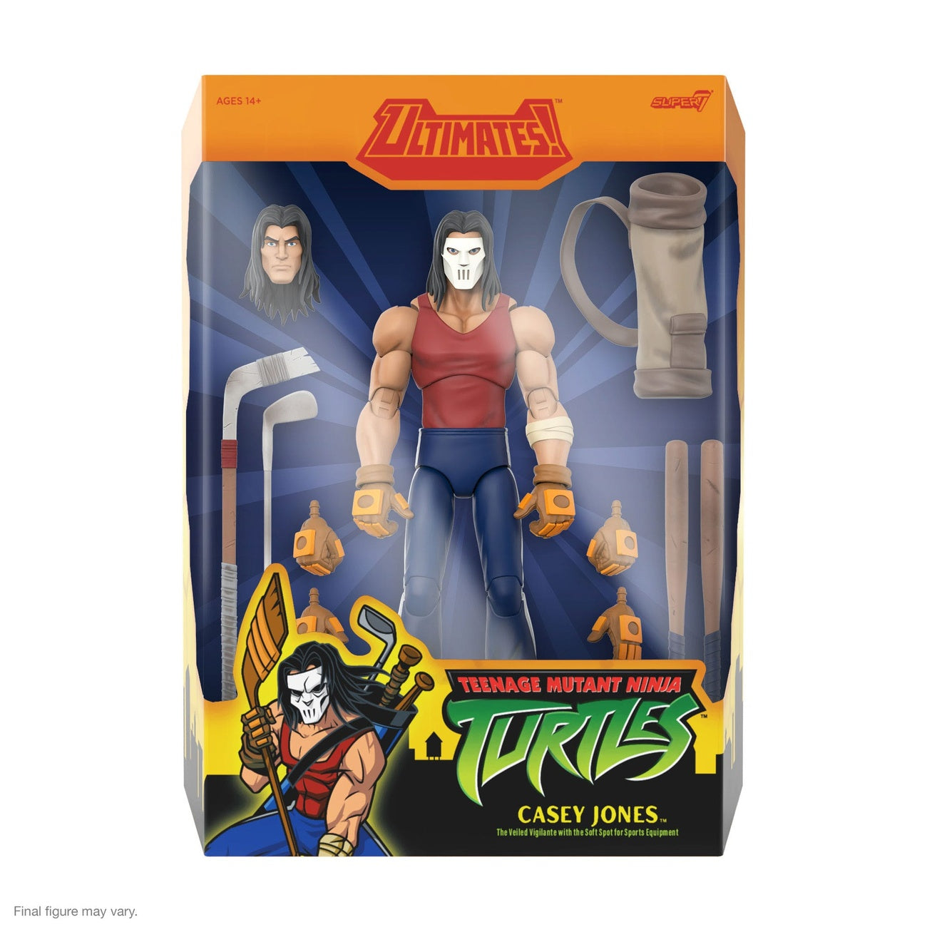 Zdjęcie produktu Teenage Mutant Ninja Turtles Ultimates figurka akcji Wave 13 Casey Jones 18 cm