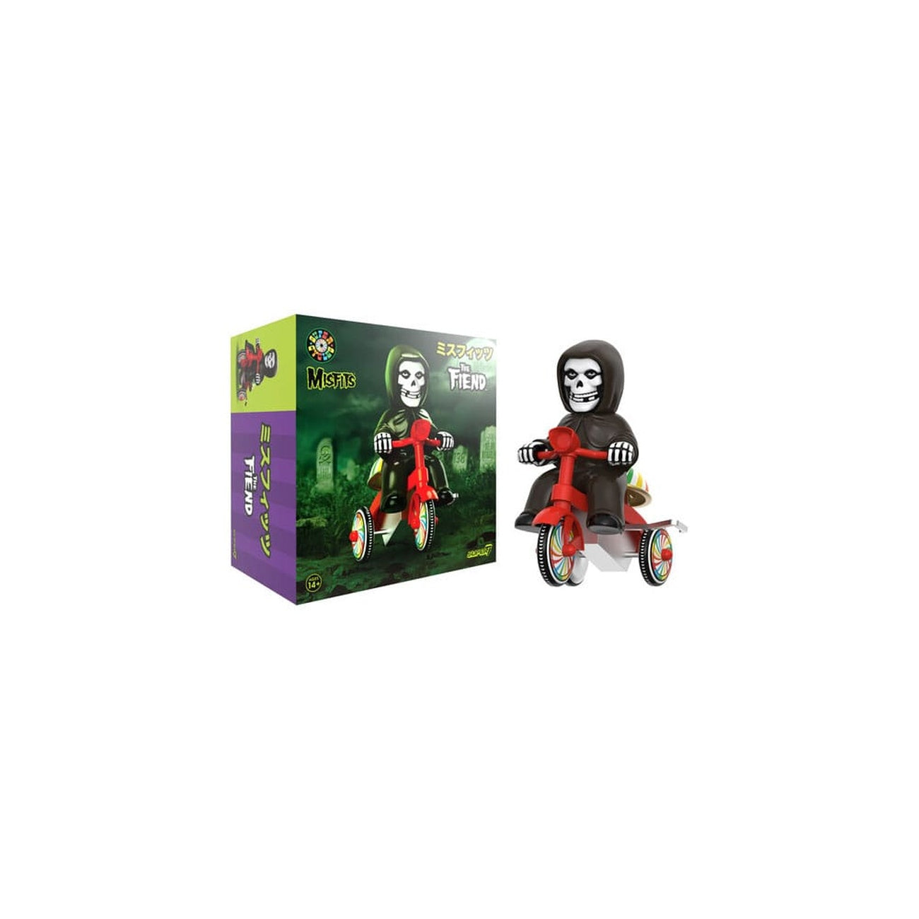 Zdjęcie produktu Misfits Super Cycles figurka Fiend (czarna z czerwonym trike’iem) 13 cm