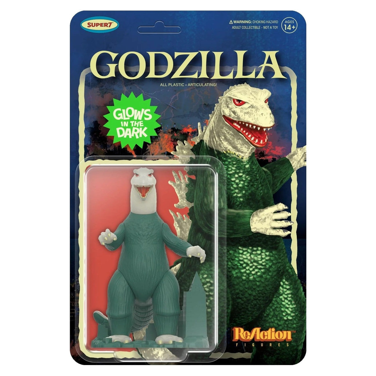 Zdjęcie produktu Godzilla Toho ReAction figurka akcji Godzilla Model Kit (Glow) 10 cm
