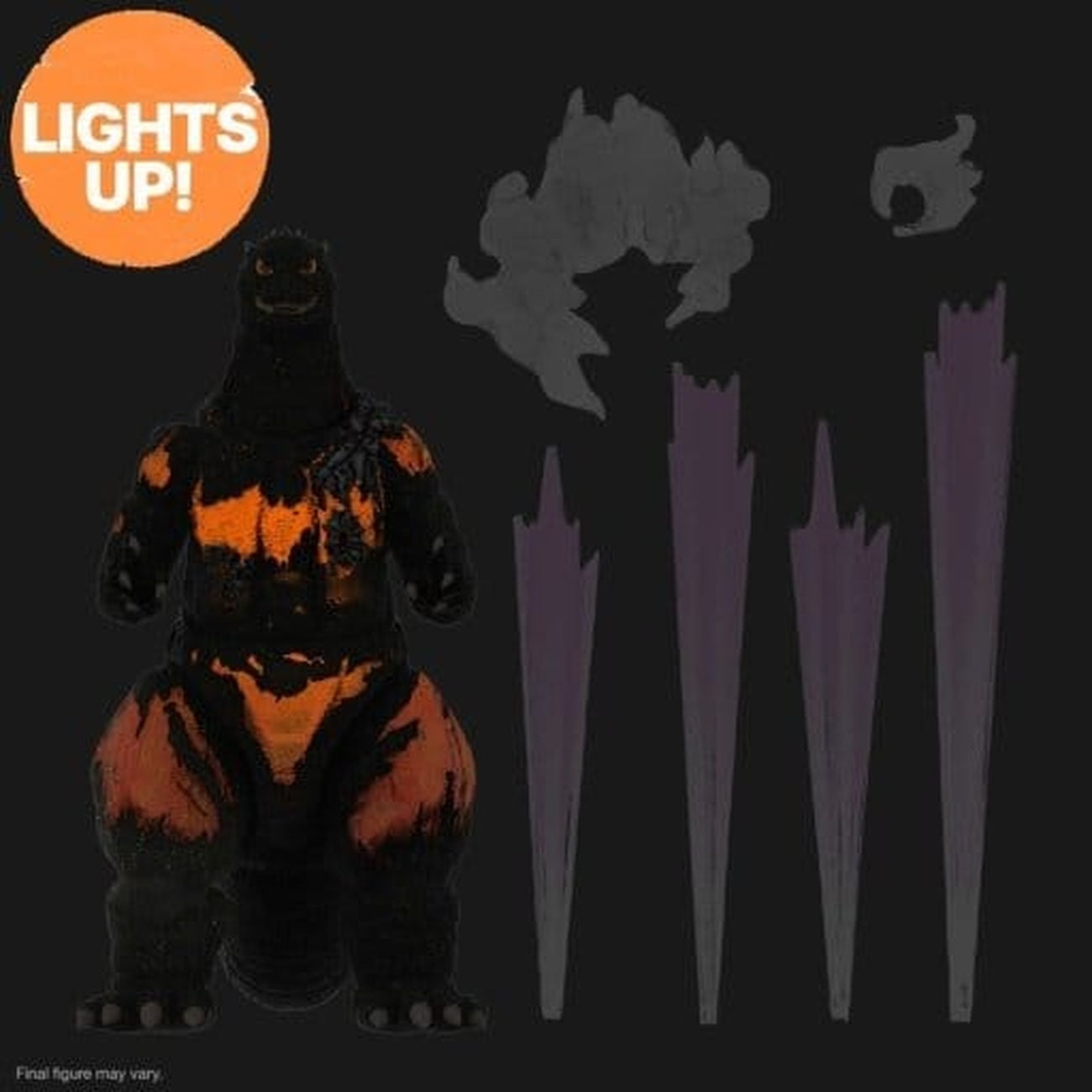 Zdjęcie produktu Godzilla Toho Ultimates Figurka akcji Final Battle Godzilla (podświetlenie LED) 22 cm