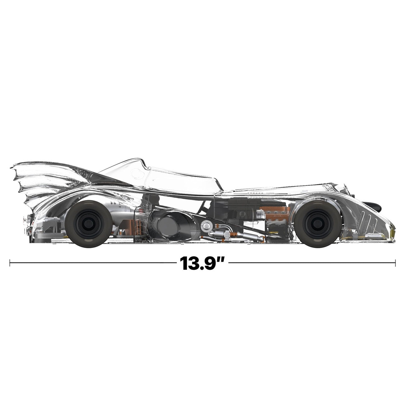 Zdjęcie produktu Batman 1989 Super Cyborg Pojazd Batmobile 1989 (Clear) 35 cm