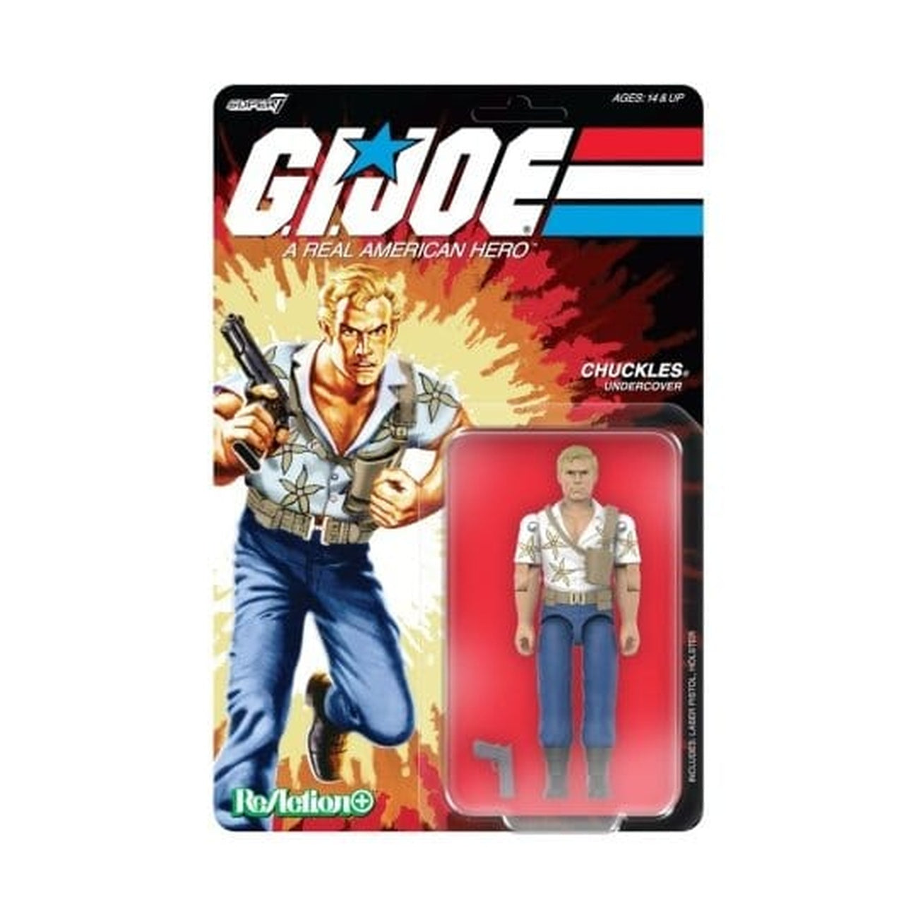 Zdjęcie produktu GI Joe ReAction+ figurka akcji Wave 07 Chuckles (Film) 10 cm