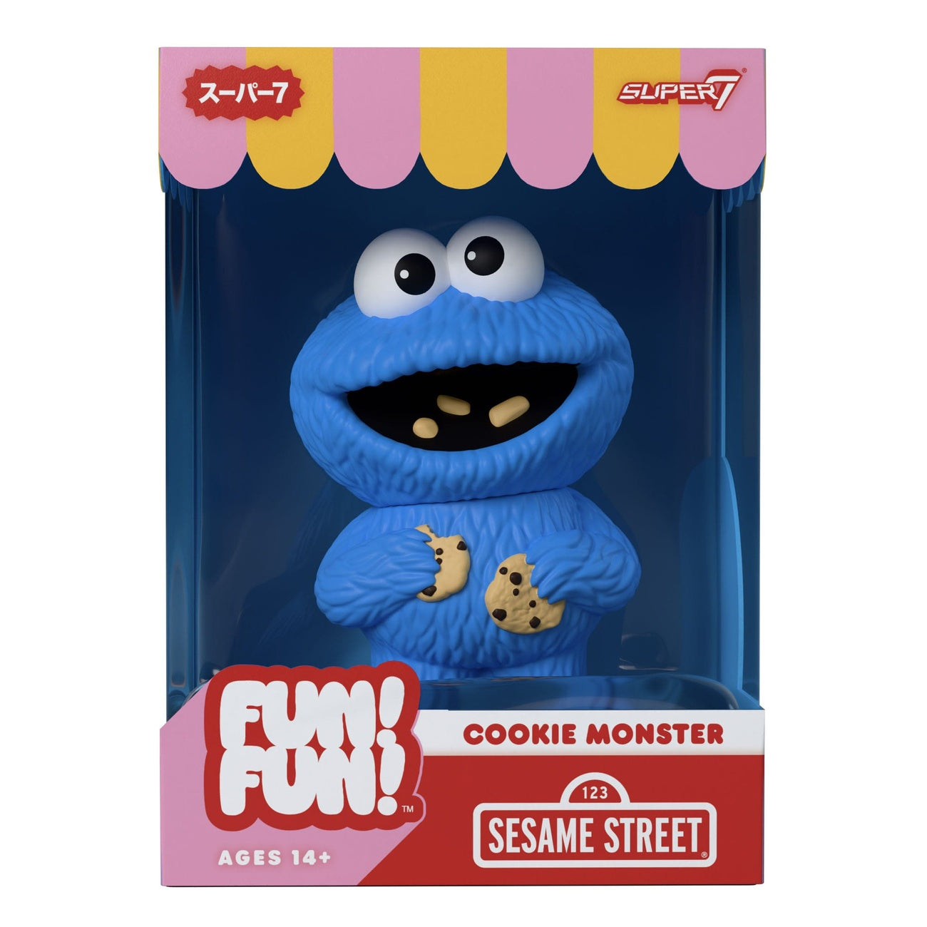 Zdjęcie produktu Ulica Sezamkowa FUN! FUN! miękka winylowa figurka Wave 02 Ciasteczkowy Potwór 13 cm