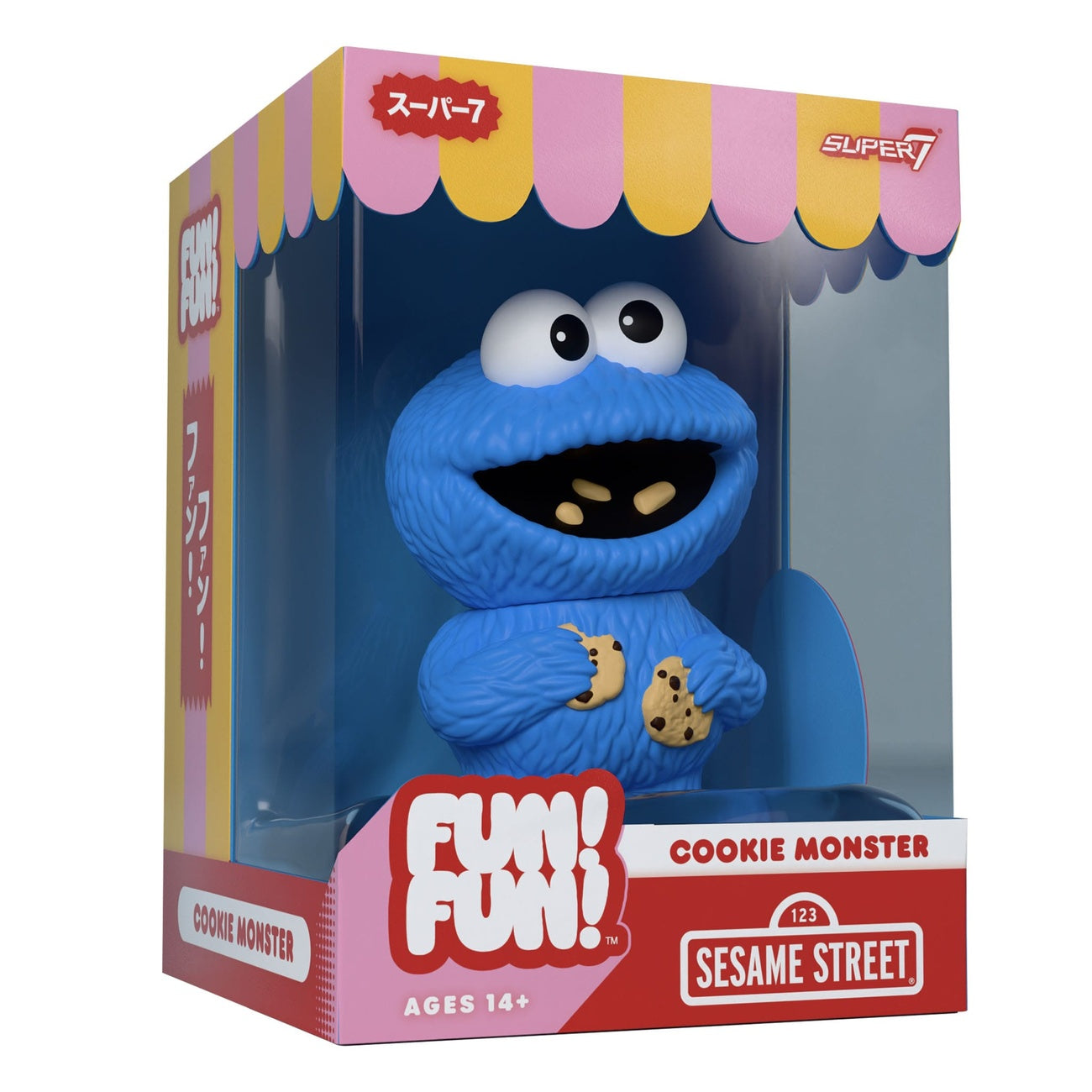 Zdjęcie produktu Ulica Sezamkowa FUN! FUN! miękka winylowa figurka Wave 02 Ciasteczkowy Potwór 13 cm