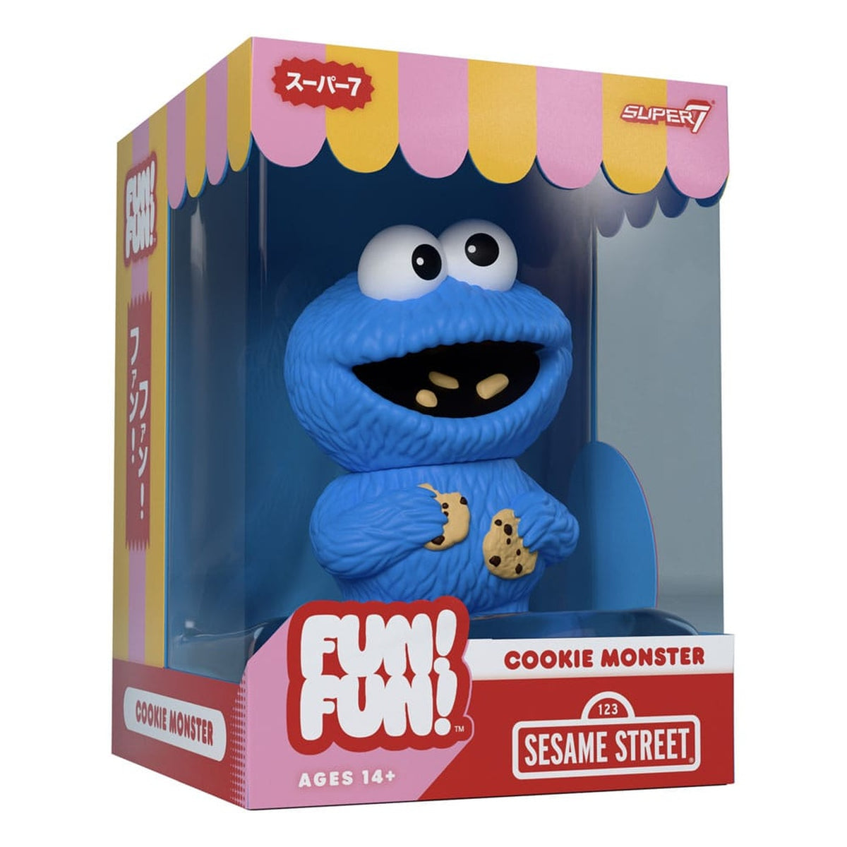 Zdjęcie produktu Ulica Sezamkowa FUN! FUN! miękka winylowa figurka Wave 02 Ciasteczkowy Potwór 13 cm