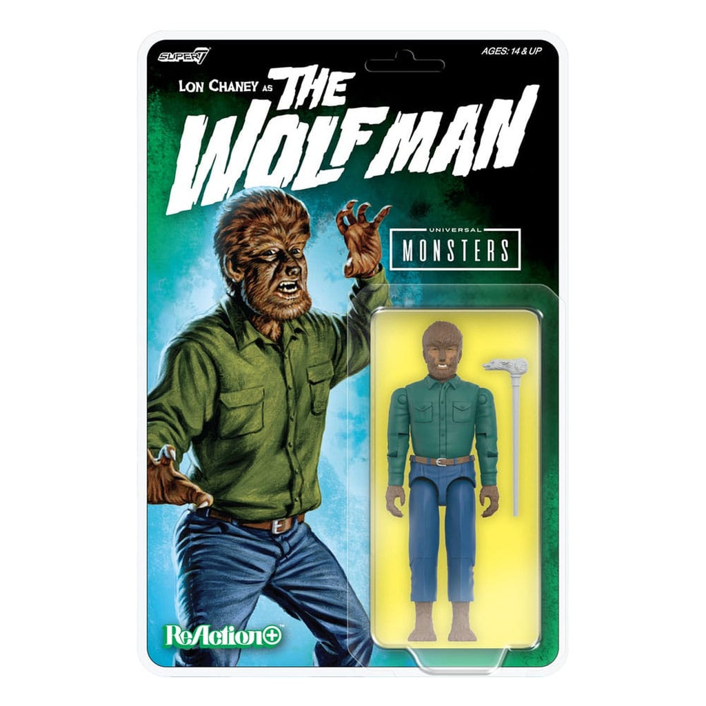 Zdjęcie produktu Universal Monsters Figurka akcji ReAction+ Fala 1 The Wolf Man 10 cm