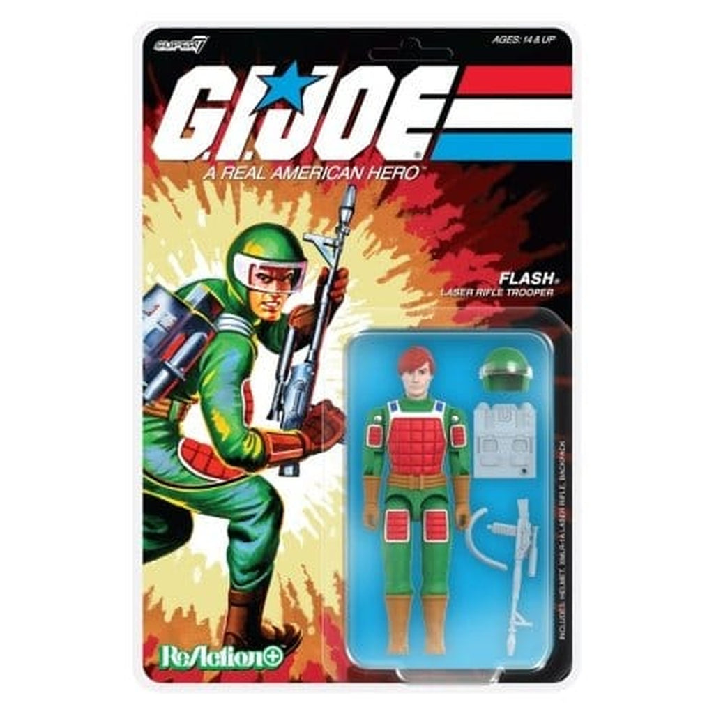 Zdjęcie produktu Figurka akcji GI Joe ReAction+ Wave 07 Flash (komiks) 10 cm