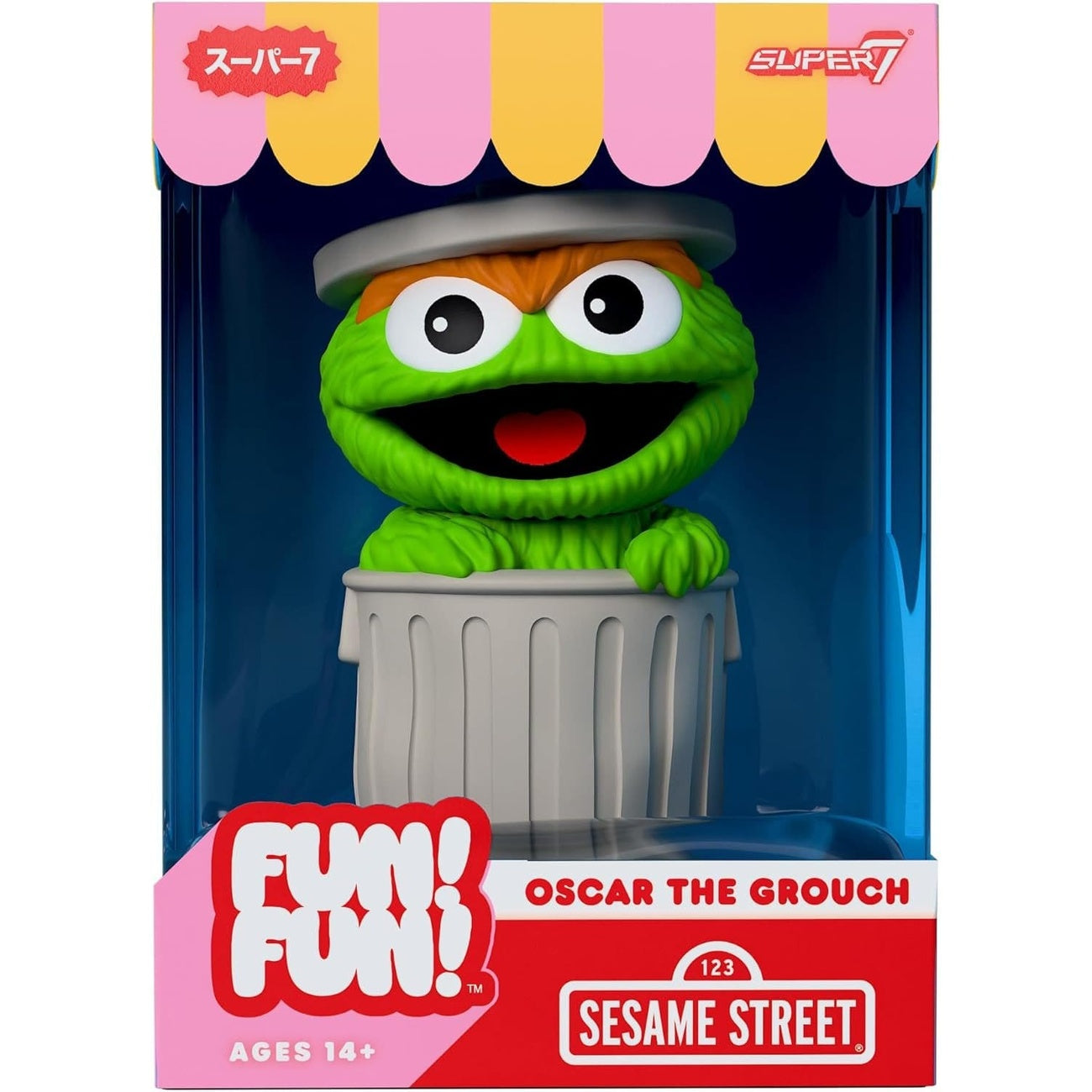 Zdjęcie produktu Ulica Sezamkowa Fun! Fun! Minifigurka Fala 01 - Oskar Zrzęda 18 cm