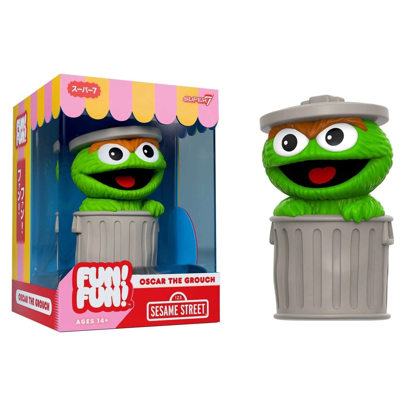 Zdjęcie produktu Ulica Sezamkowa Fun! Fun! Minifigurka Fala 01 - Oskar Zrzęda 18 cm