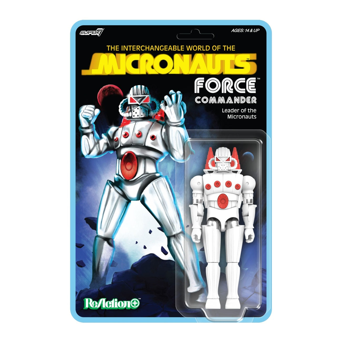 Zdjęcie produktu Micronauts figurka akcji ReAction+ Wave 02 Force Commander 9 cm