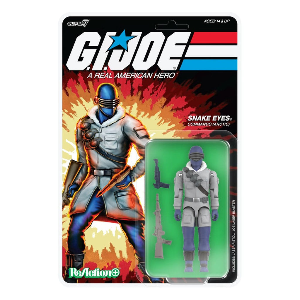 Product image GI Joe (Movie) ReAction+ Action Figure Wave 5 Arctic Snake Eyes (Movie) 10 cm