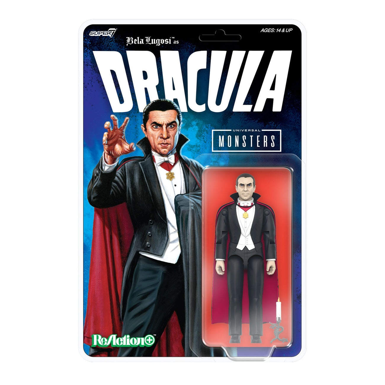 Zdjęcie produktu Universal Monsters figurka akcji ReAction+ Fala 1 Dracula 10 cm