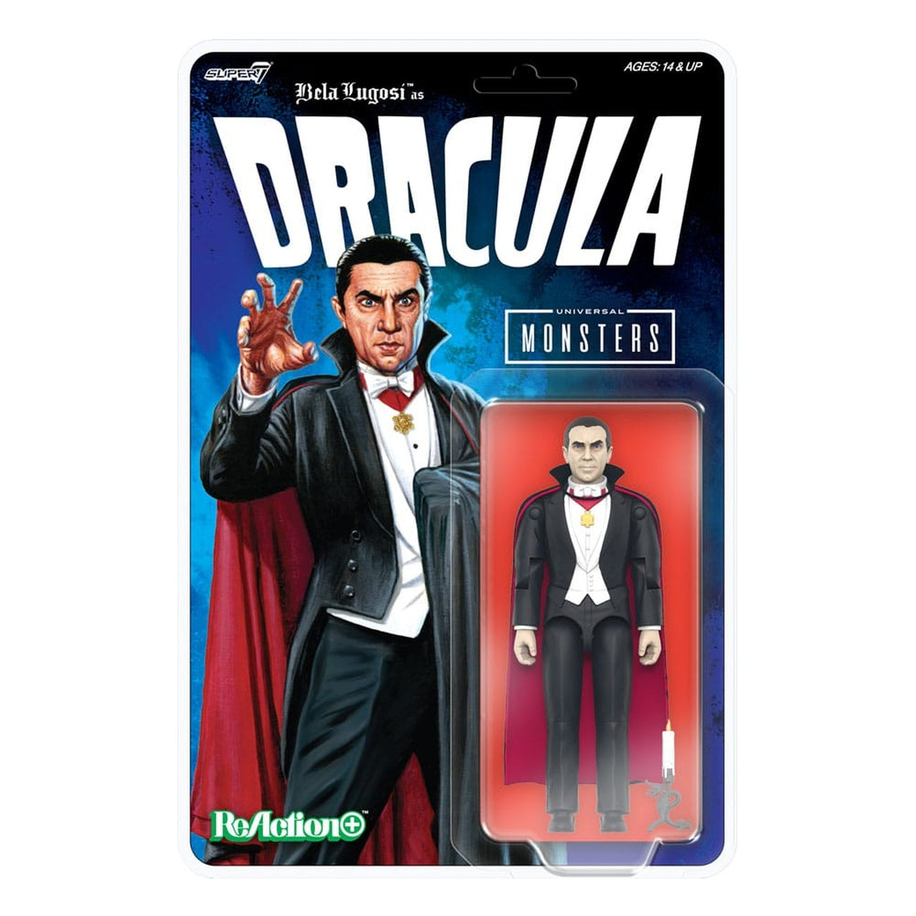 Zdjęcie produktu Universal Monsters figurka akcji ReAction+ Fala 1 Dracula 10 cm