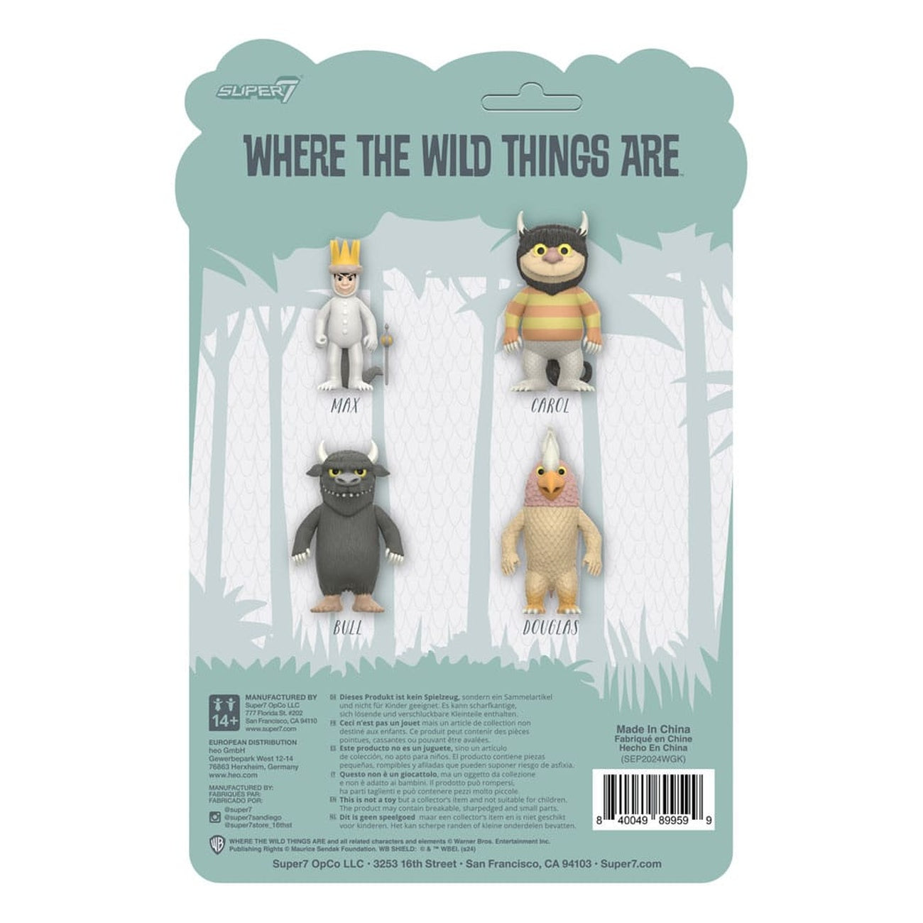 Zdjęcie produktu Where The Wild Things Are figurka akcji ReAction Wave 01 Max 10 cm