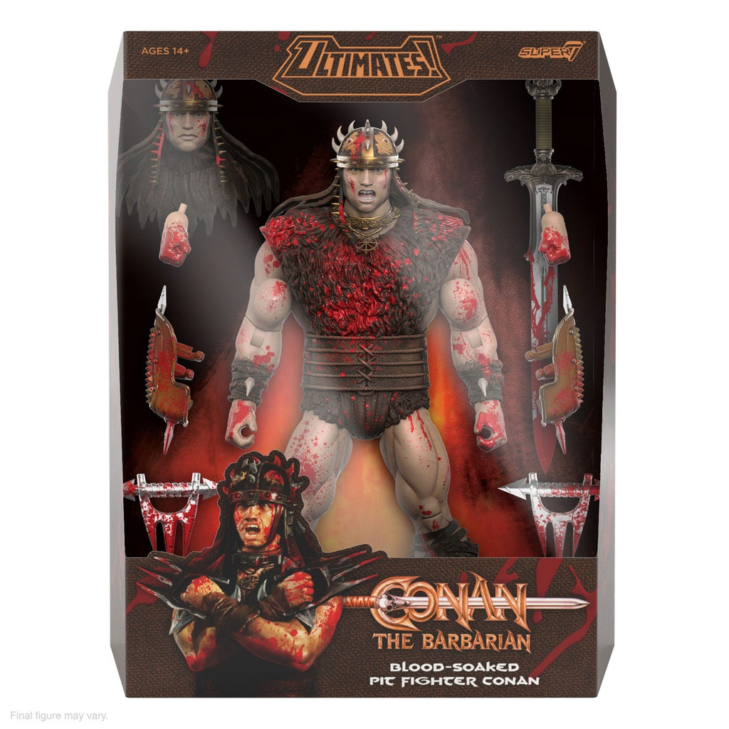 Zdjęcie produktu Conan Barbarzyńca figurka Ultimates Conan Blood Soaked Pit Fighter 18 cm