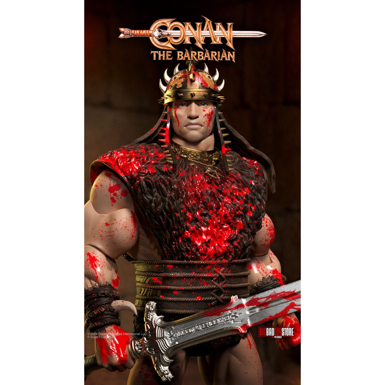 Zdjęcie produktu Conan Barbarzyńca figurka Ultimates Conan Blood Soaked Pit Fighter 18 cm