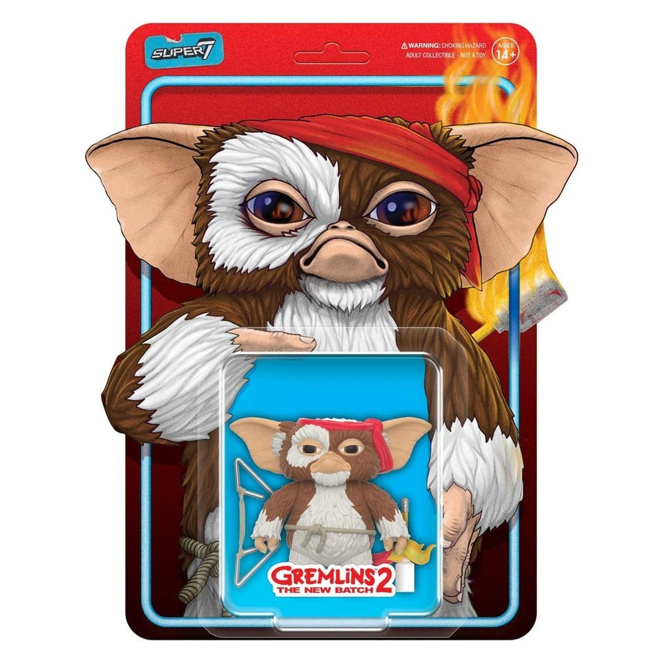 Zdjęcie produktu Gremlins figurka akcji ReAction Gizmo (Battle Ready Character Card) 23 cm