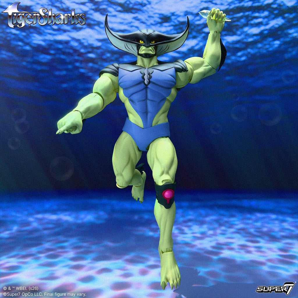 Zdjęcie produktu Figurka akcji T-Ray 18 cm TigerSharks Ultimates Wave 01