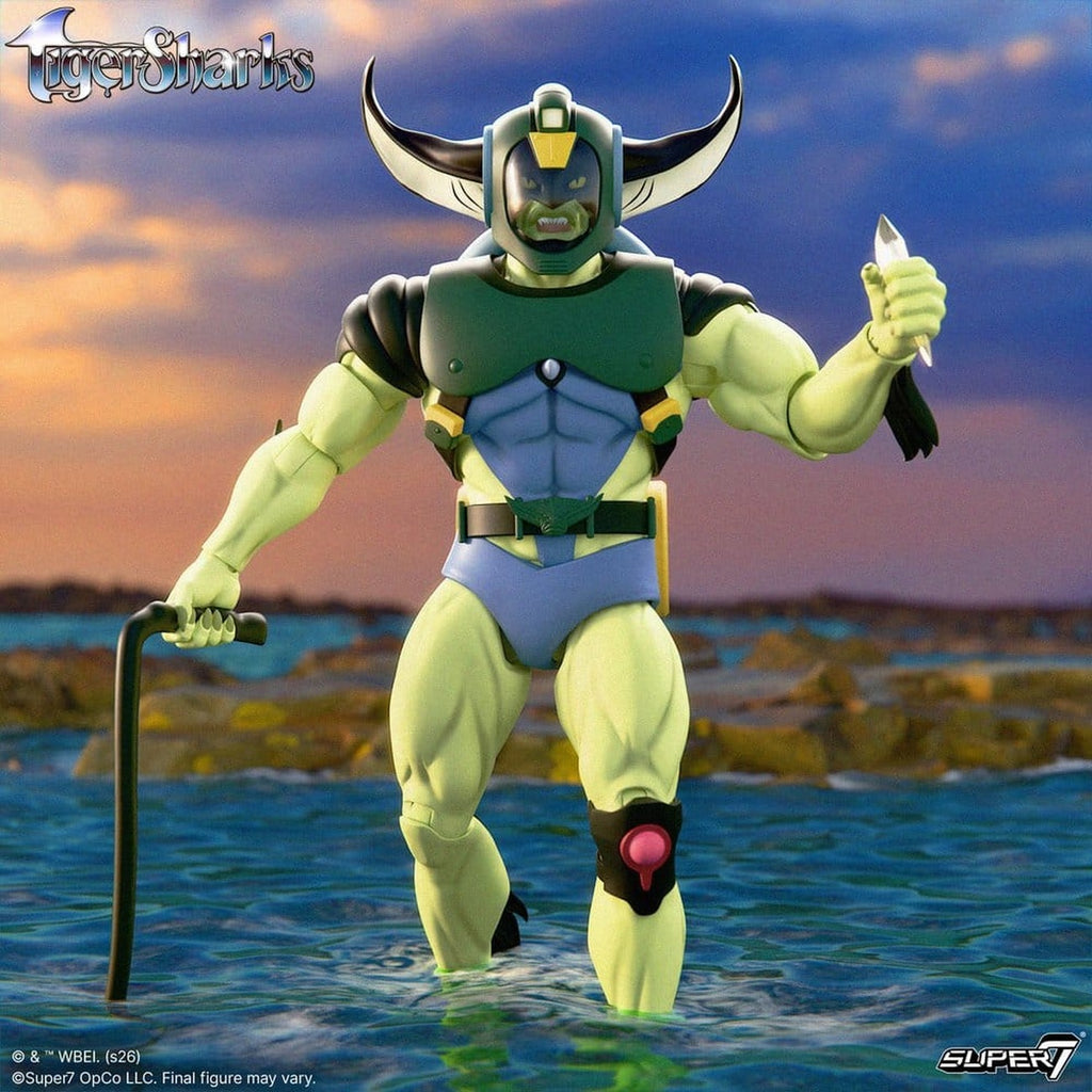 Zdjęcie produktu Figurka akcji T-Ray 18 cm TigerSharks Ultimates Wave 01