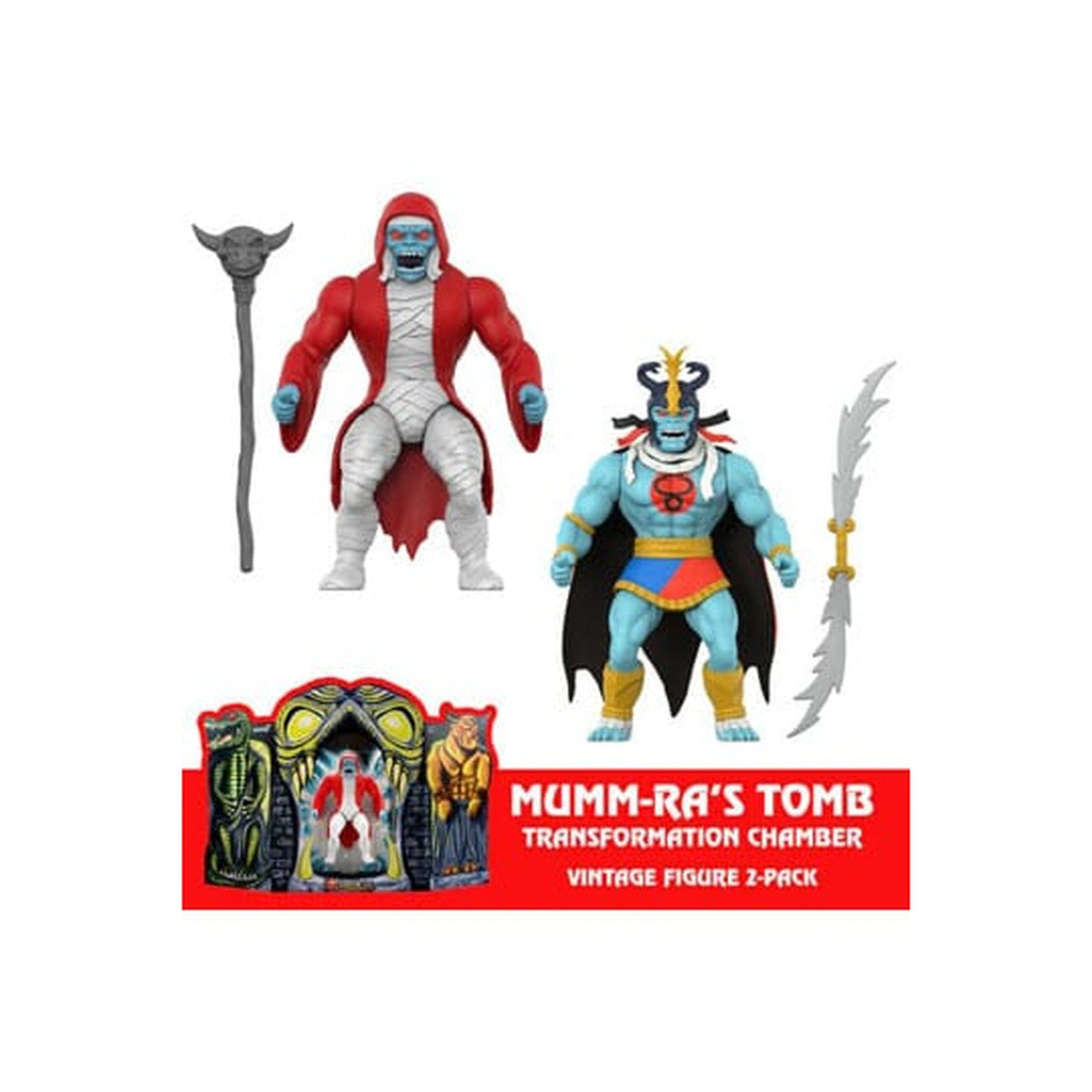 Zdjęcie produktu Thundercats Vintage Collection Zestaw 2 figurek akcji Grobowiec Mumm-Ry 14 cm