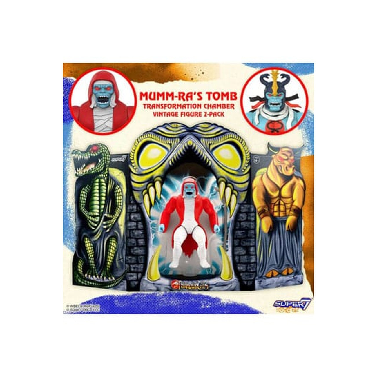 Zdjęcie produktu Thundercats Vintage Collection Zestaw 2 figurek akcji Grobowiec Mumm-Ry 14 cm