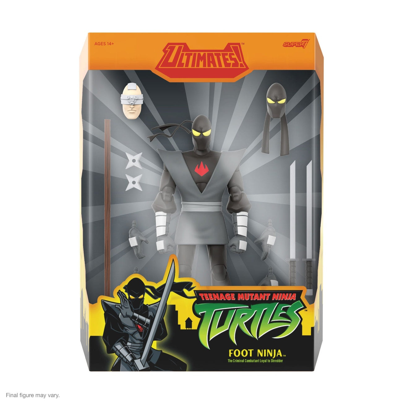 Zdjęcie produktu Teenage Mutant Ninja Turtles Ultimates Figurka akcji Wave 13 Foot Ninja 18 cm