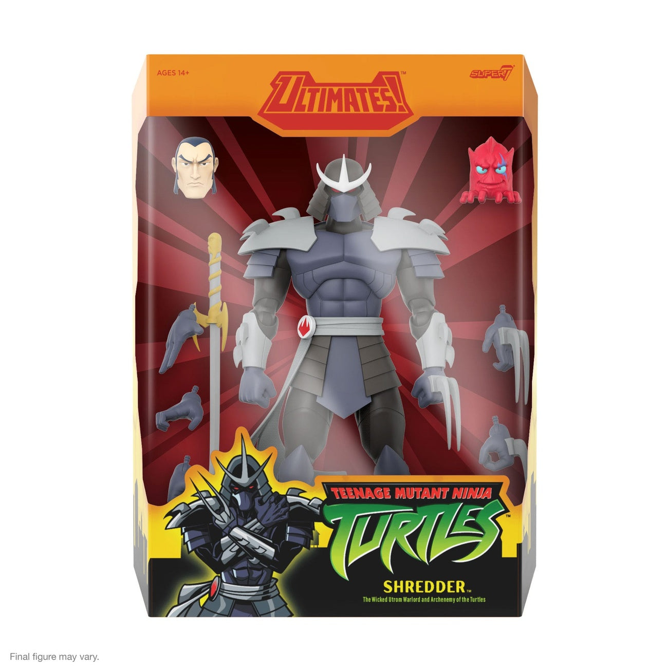 Zdjęcie produktu Teenage Mutant Ninja Turtles Ultimates figurka akcji Wave 13 Shredder 18 cm