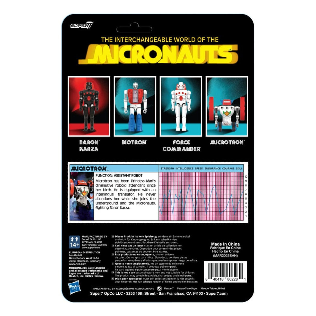 Zdjęcie produktu Micronauts figurka akcji ReAction+ Wave 02 Microtron 9 cm