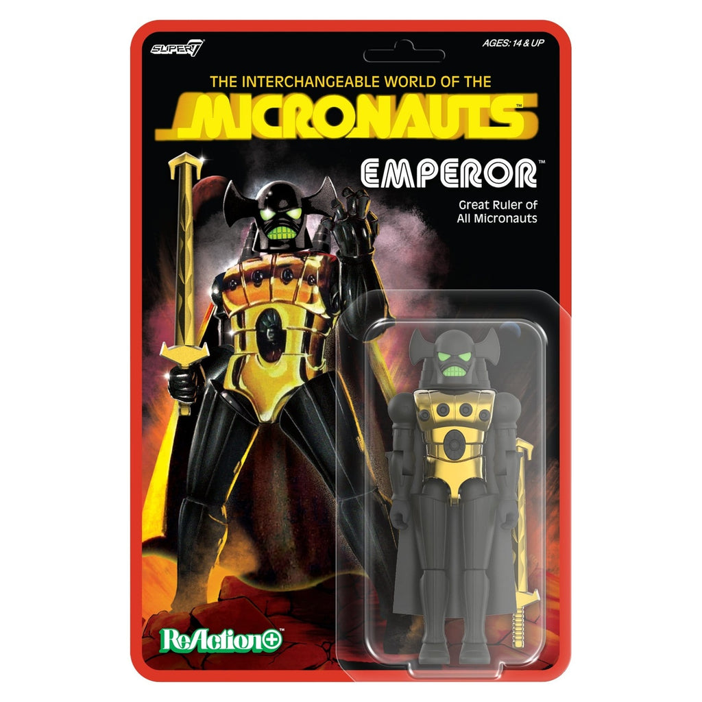 Product image Micronauts ReAction+ Action Figure Wave 03 Emperor 10 cm