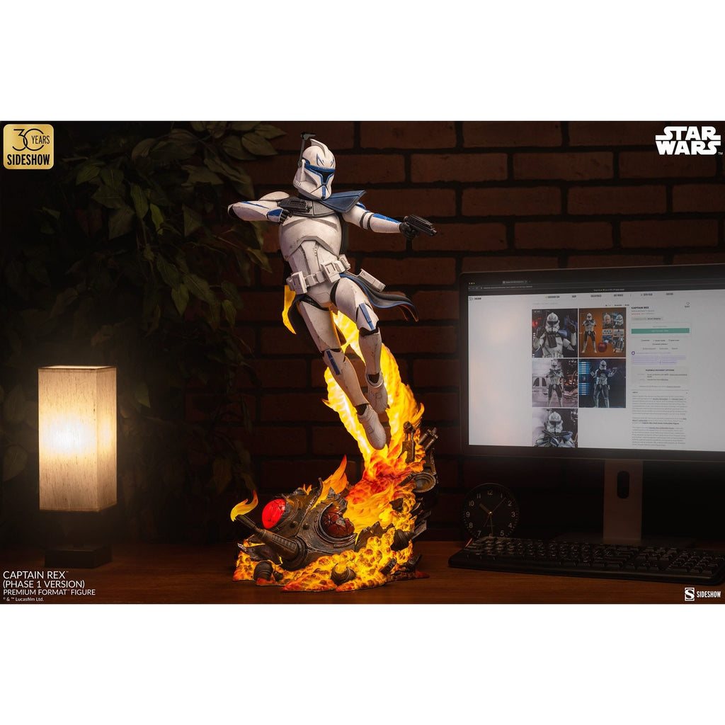 Zdjęcie produktu Star Wars Figurka Premium Format Captain Rex (Wersja Faza 1) Sideshow Exclusive 68 cm