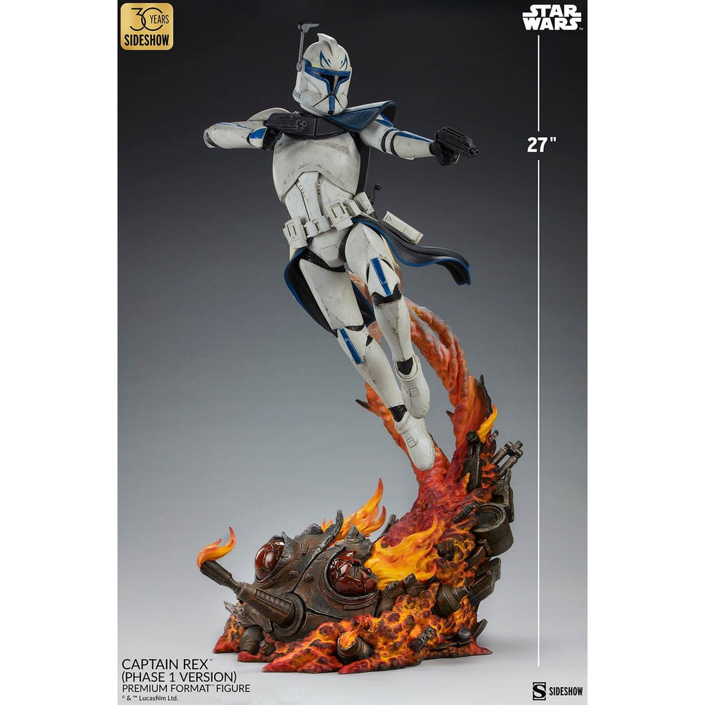 Zdjęcie produktu Star Wars Figurka Premium Format Captain Rex (Wersja Faza 1) Sideshow Exclusive 68 cm