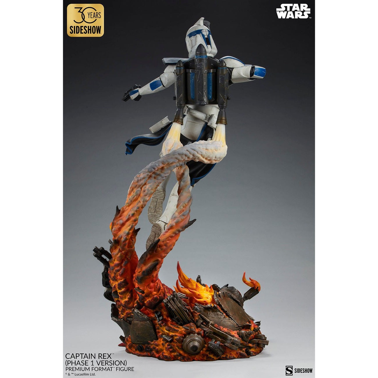 Zdjęcie produktu Star Wars Figurka Premium Format Captain Rex (Wersja Faza 1) Sideshow Exclusive 68 cm