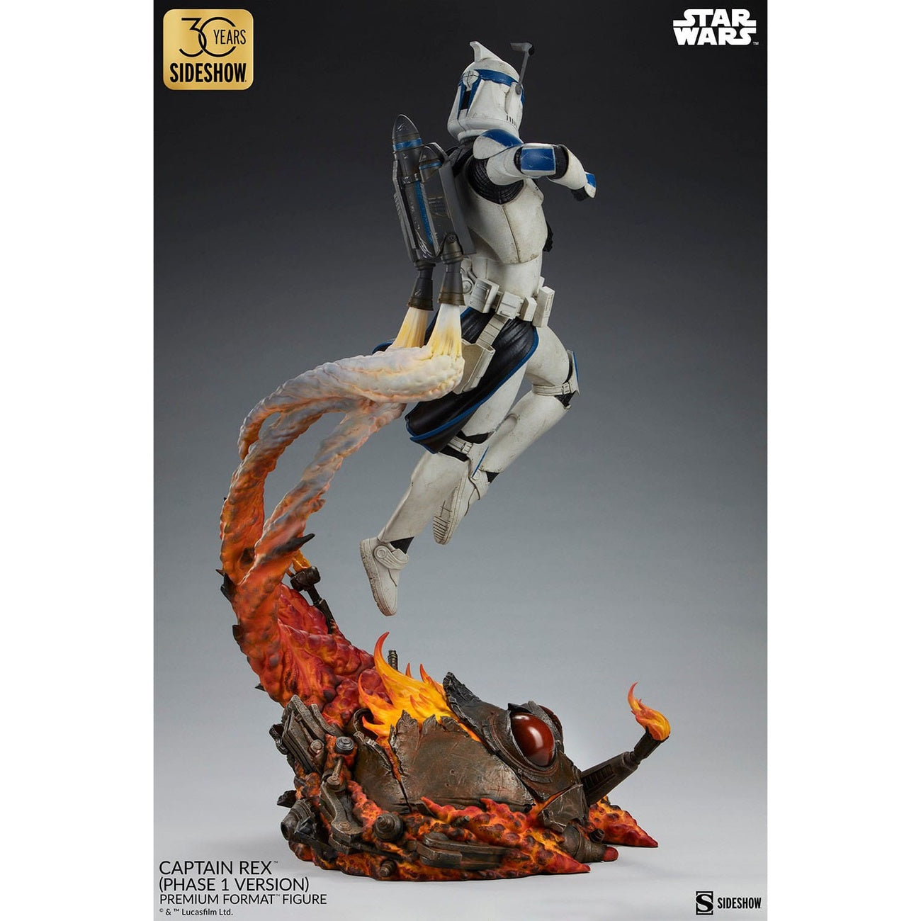 Zdjęcie produktu Star Wars Figurka Premium Format Captain Rex (Wersja Faza 1) Sideshow Exclusive 68 cm