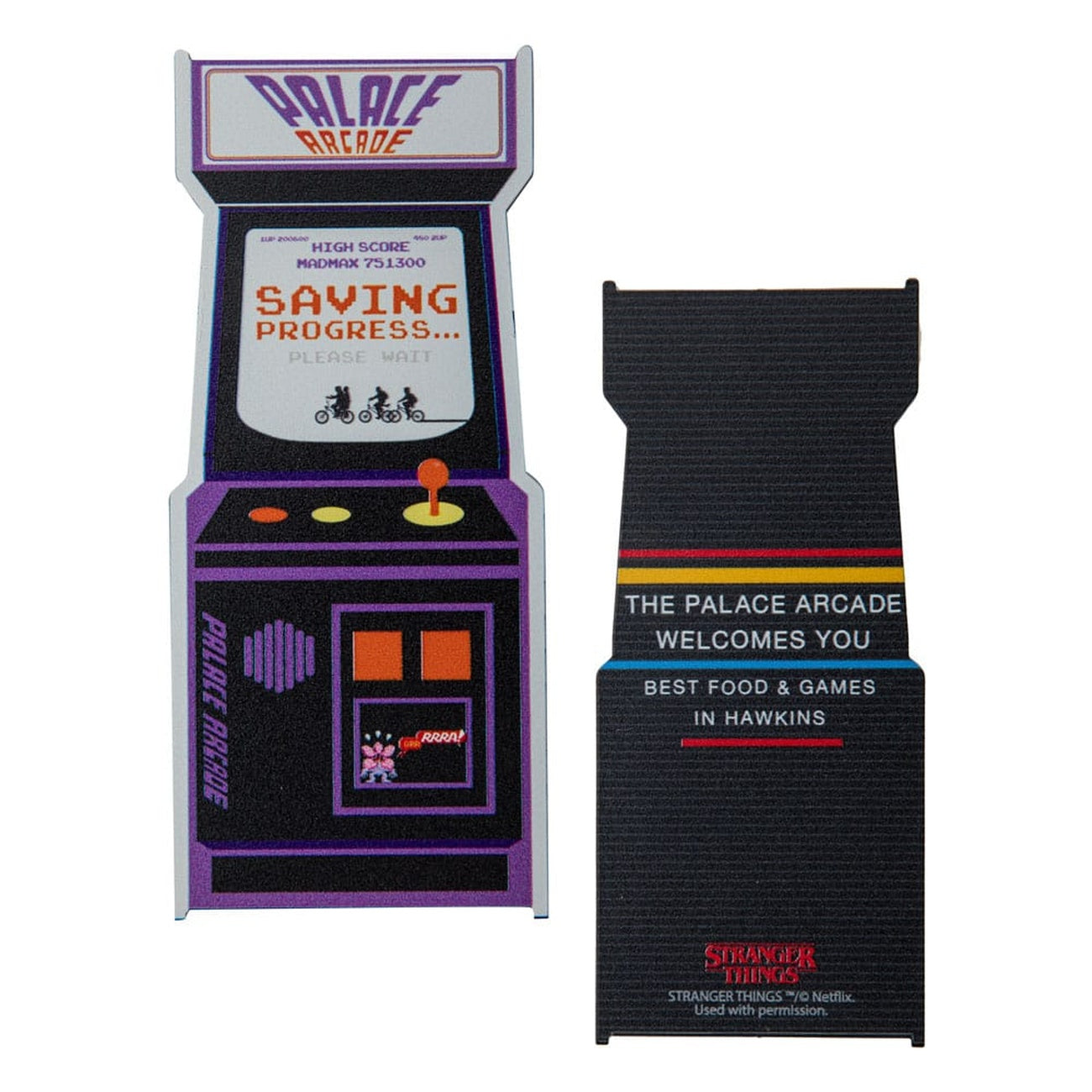 Product image Stranger Things Bookmark Arcade Metal