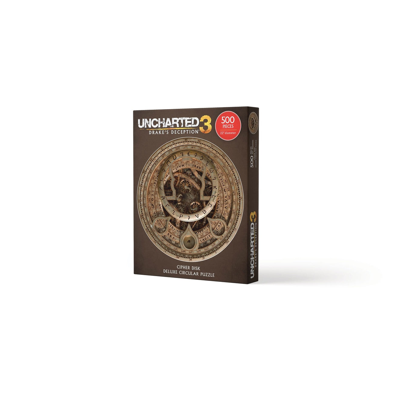 Zdjęcie produktu Uncharted Puzzle Szyfrujący Dysk Okrągły Deluxe (500 Elementów)