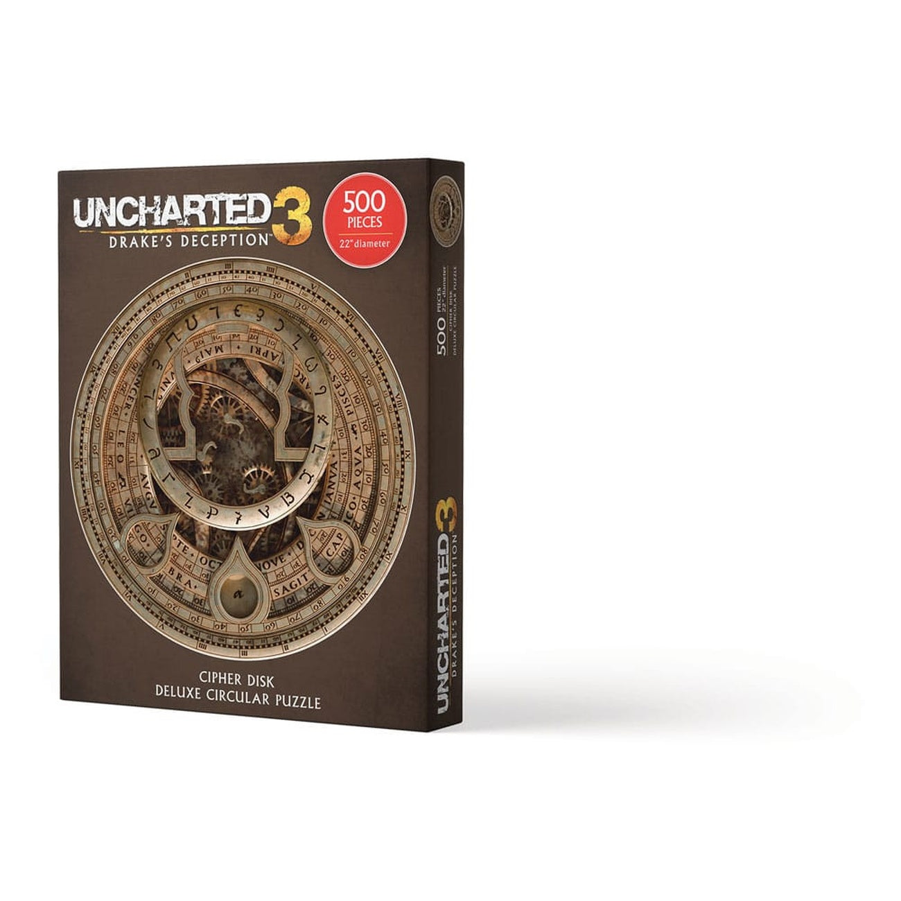 Zdjęcie produktu Uncharted Puzzle Szyfrujący Dysk Okrągły Deluxe (500 Elementów)