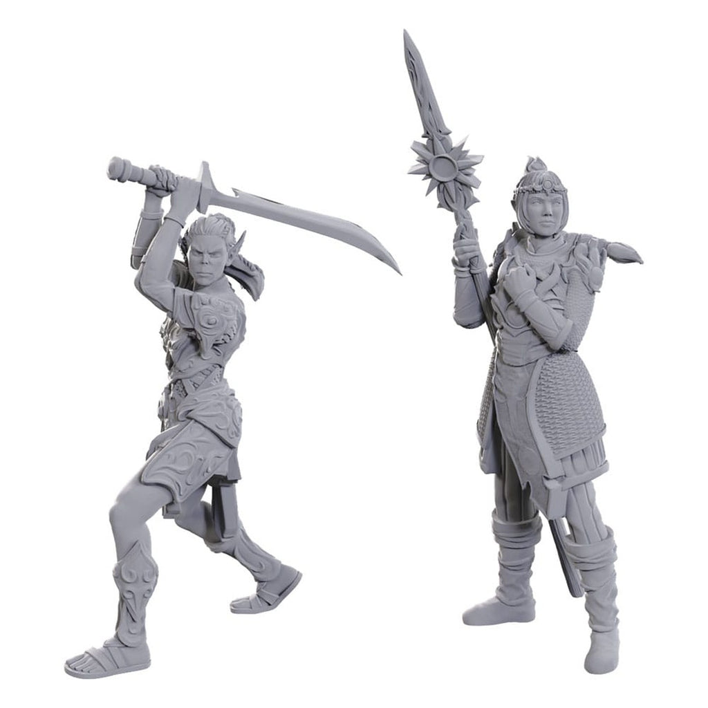 Zdjęcie produktu D&D Nolzur's Marvelous Miniatures niepomalowane figurki Lae'zel i Shadowheart