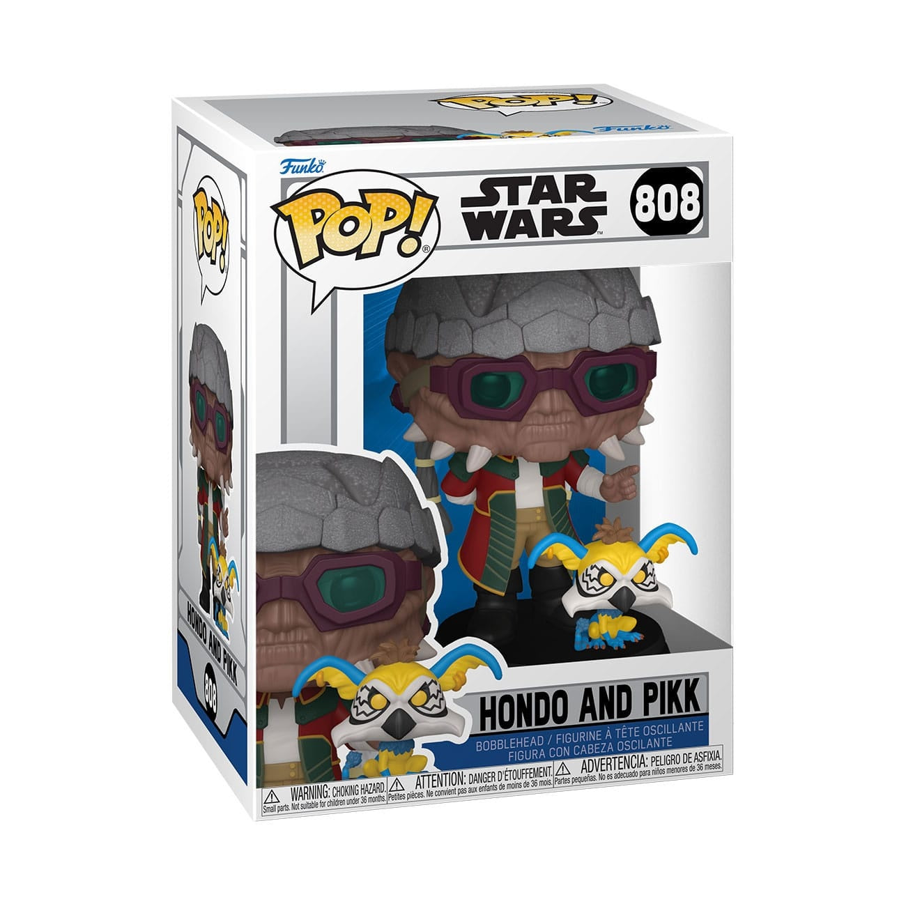 Zdjęcie produktu Star Wars POP! Vinyl figurka z ruchomą główką Hondo i Pikk 9 cm