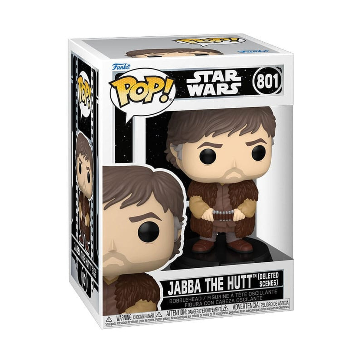 Zdjęcie produktu Star Wars POP! Winylowa figurka z ruszającą się główką Jabba the Hutt (Sceny usunięte) 9 cm