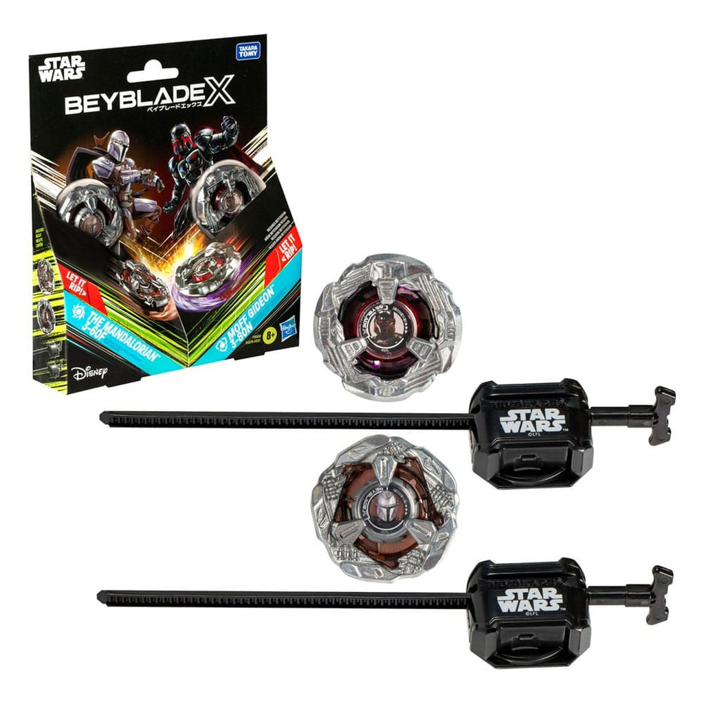 Product image Beyblade X and Star Wars Collab The Mandalorian 3-60F vs. Moff Gideon 3-80N