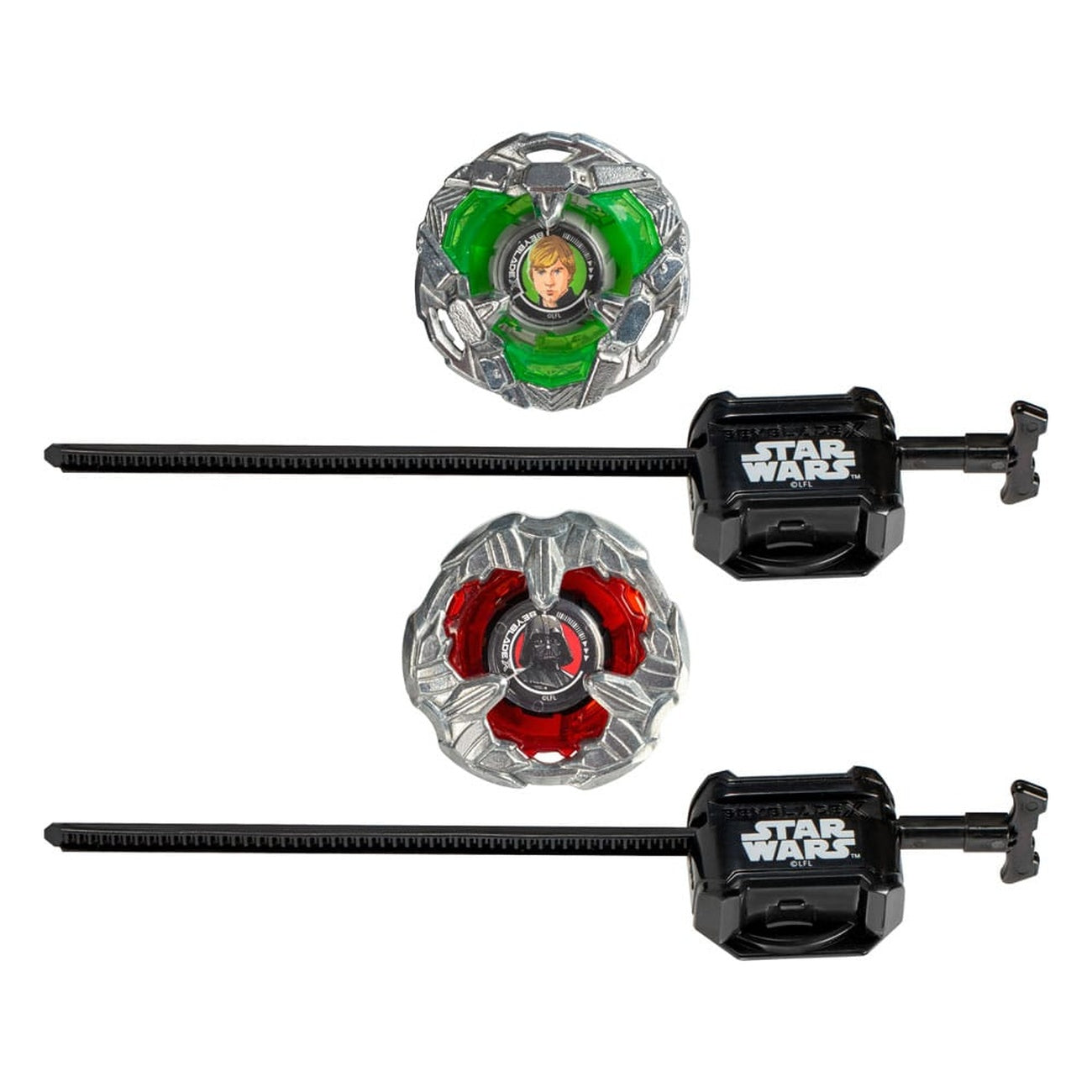 Zdjęcie produktu Kolaboracja Beyblade X i Star Wars Luke Skywalker 4-80B vs Darth Vader 4-60B